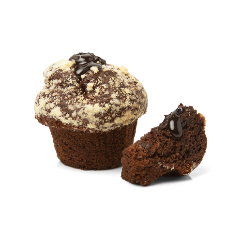 Triple chocolate muffin