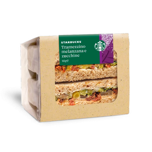Tramezzino melanzane e zucchine