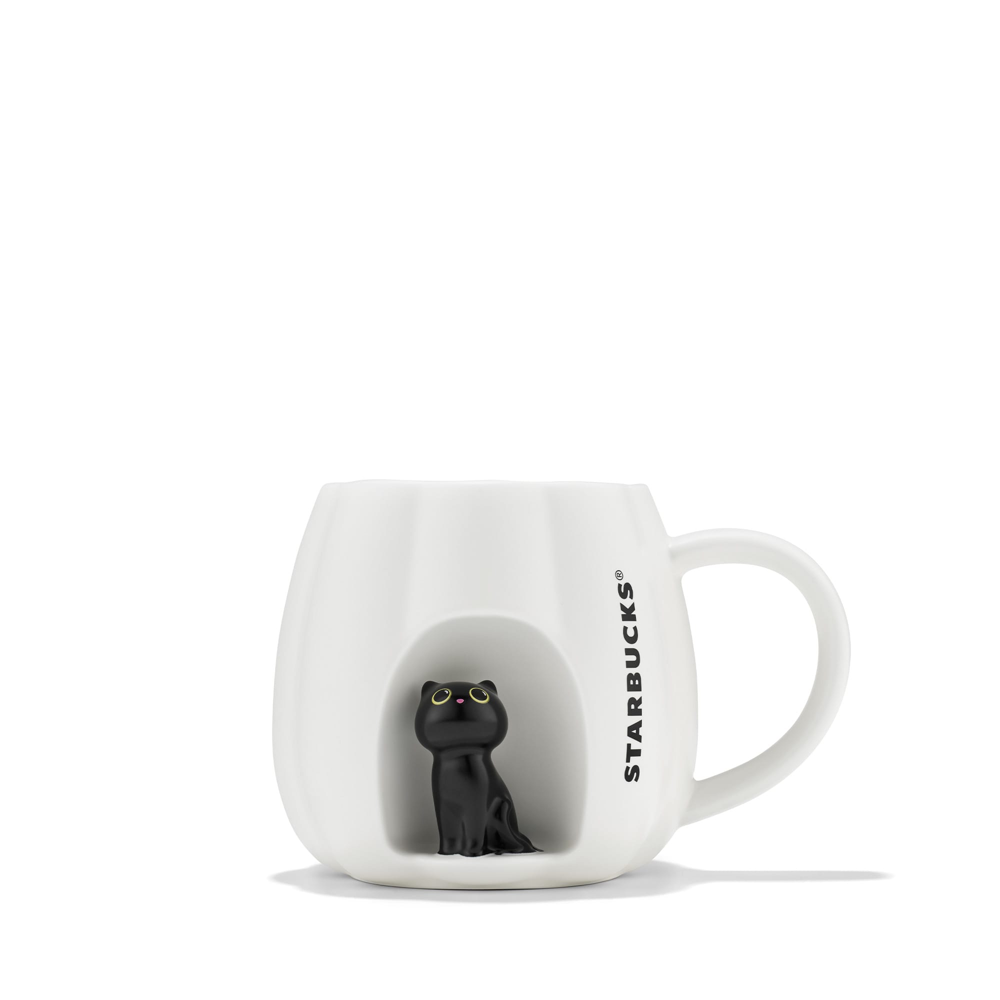 Tazza Bianca Gatto alla Finestra